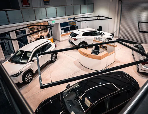 team member working at the desk